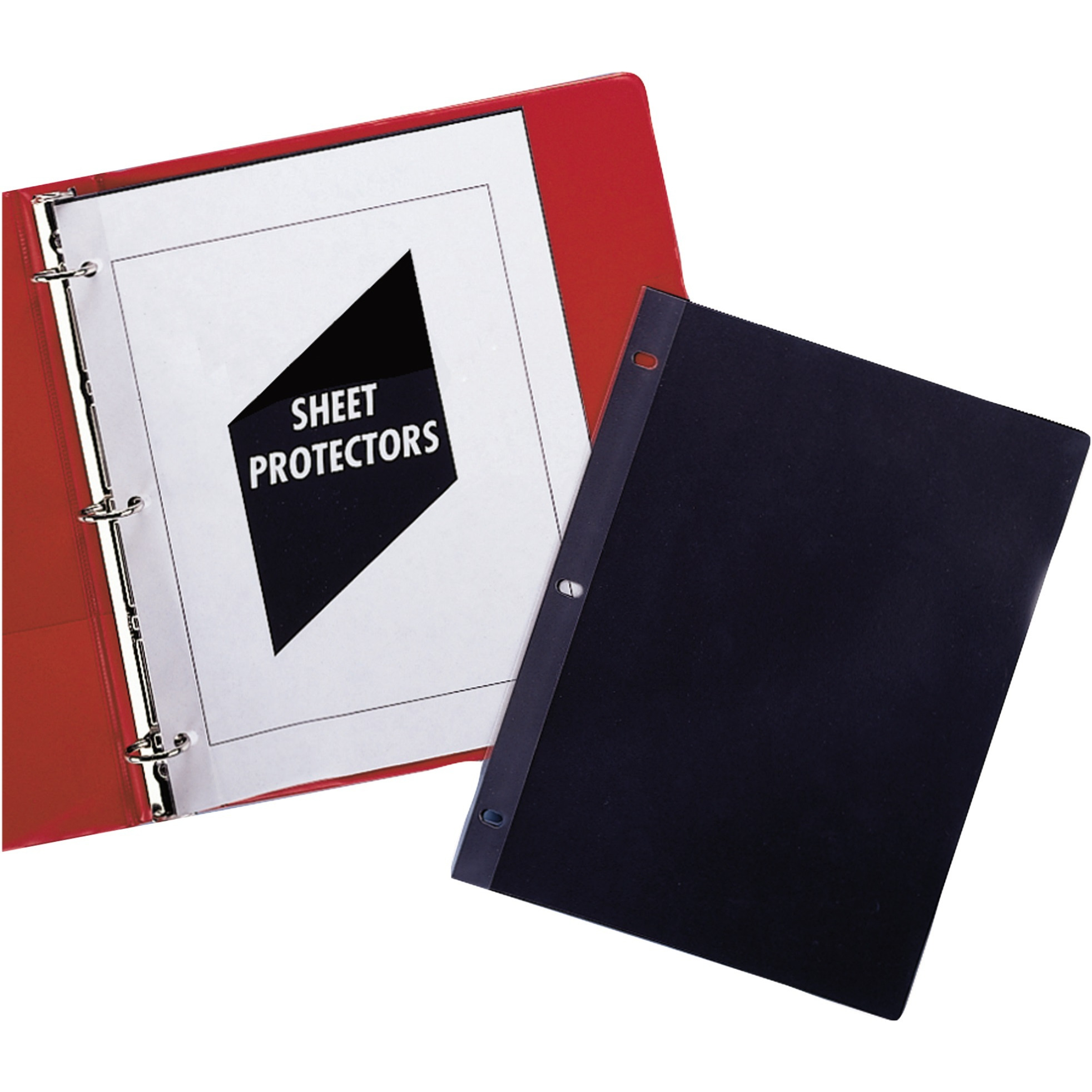 Traditional Polypropylene Sheet Protector, heavyweight, 11 x 8 1/2, 50/BX, 00010