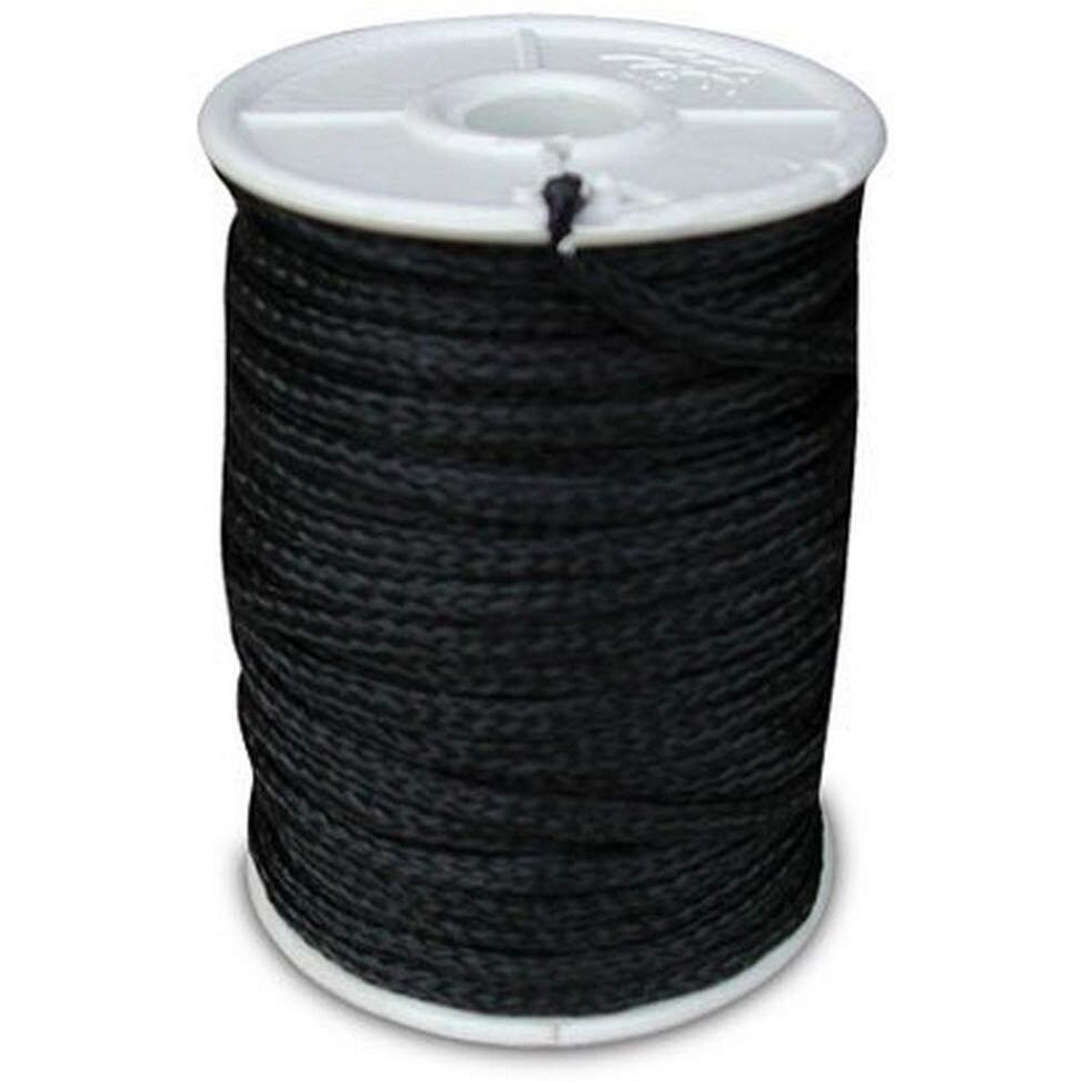 Black Poly Twine 3mm 500' Spool