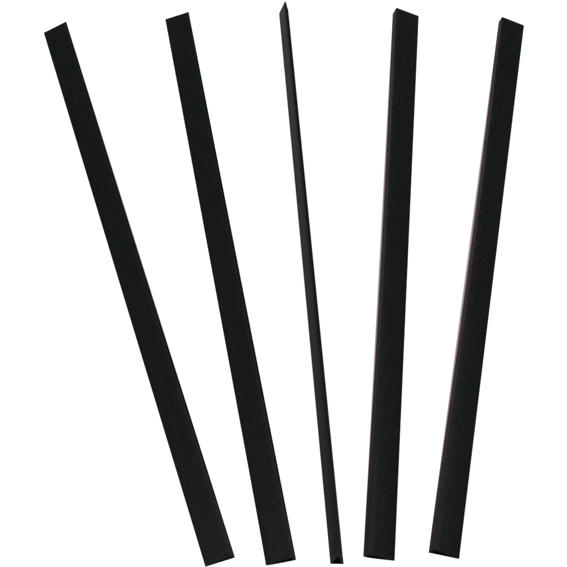 Binding Bars Only, Black, 11 x 1/8, 100/BX, 34551