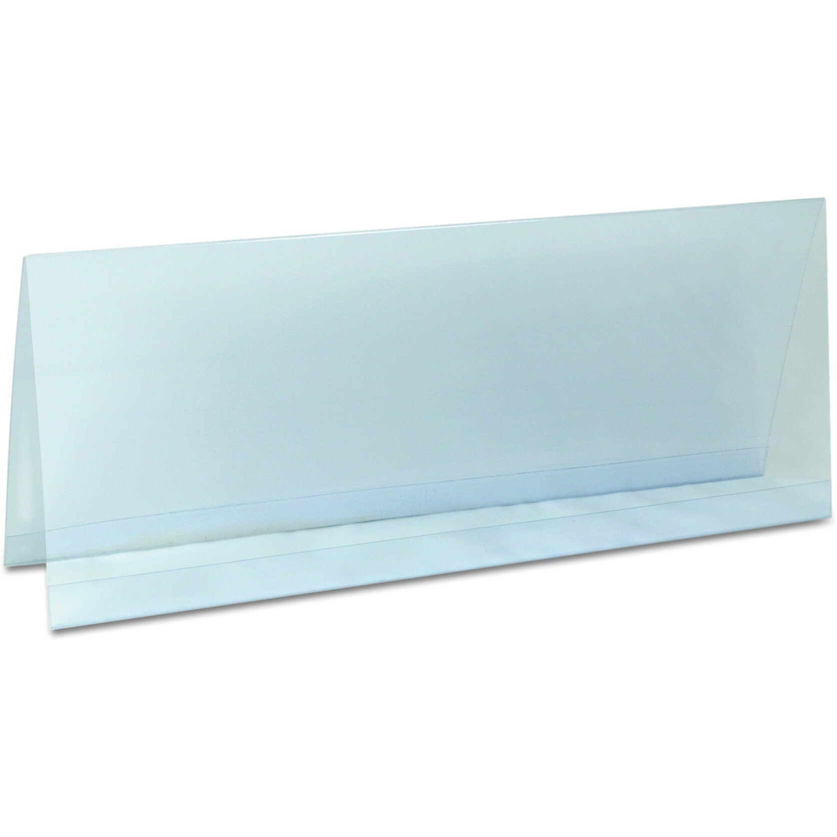 Large Rigid Heavyweight Plastic Name Tent Holder, 4 1/4 x 11, 25/BX, 87507