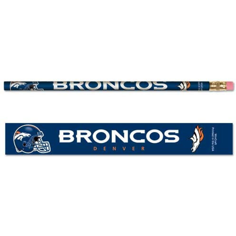 Denver Broncos Pencil 6 Pack