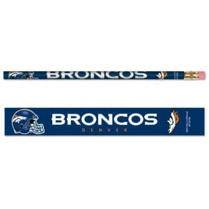 Denver Broncos Pencil 6 Pack