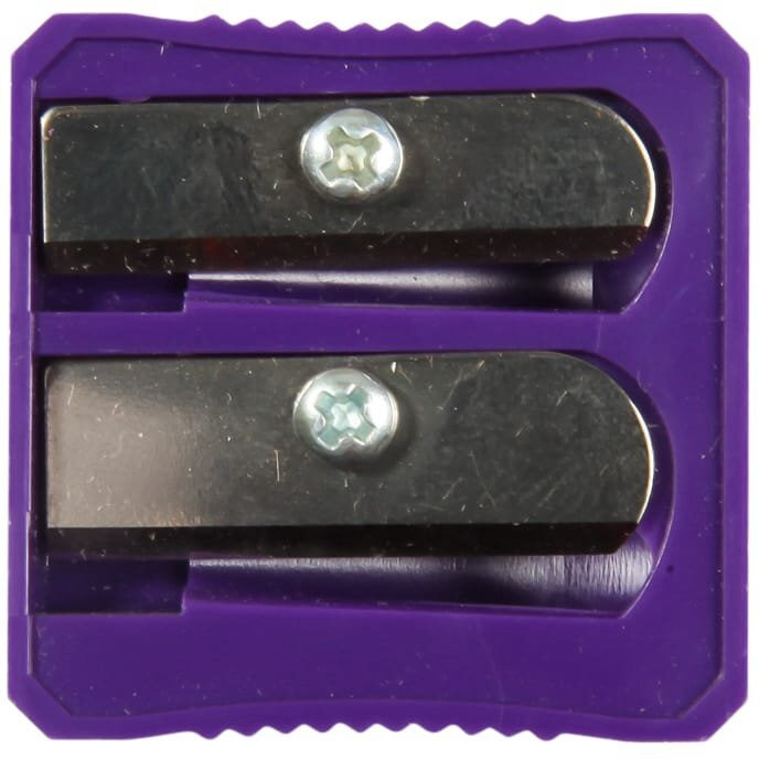 DUAL HOLE PLASTIC PENCIL SHARPENER