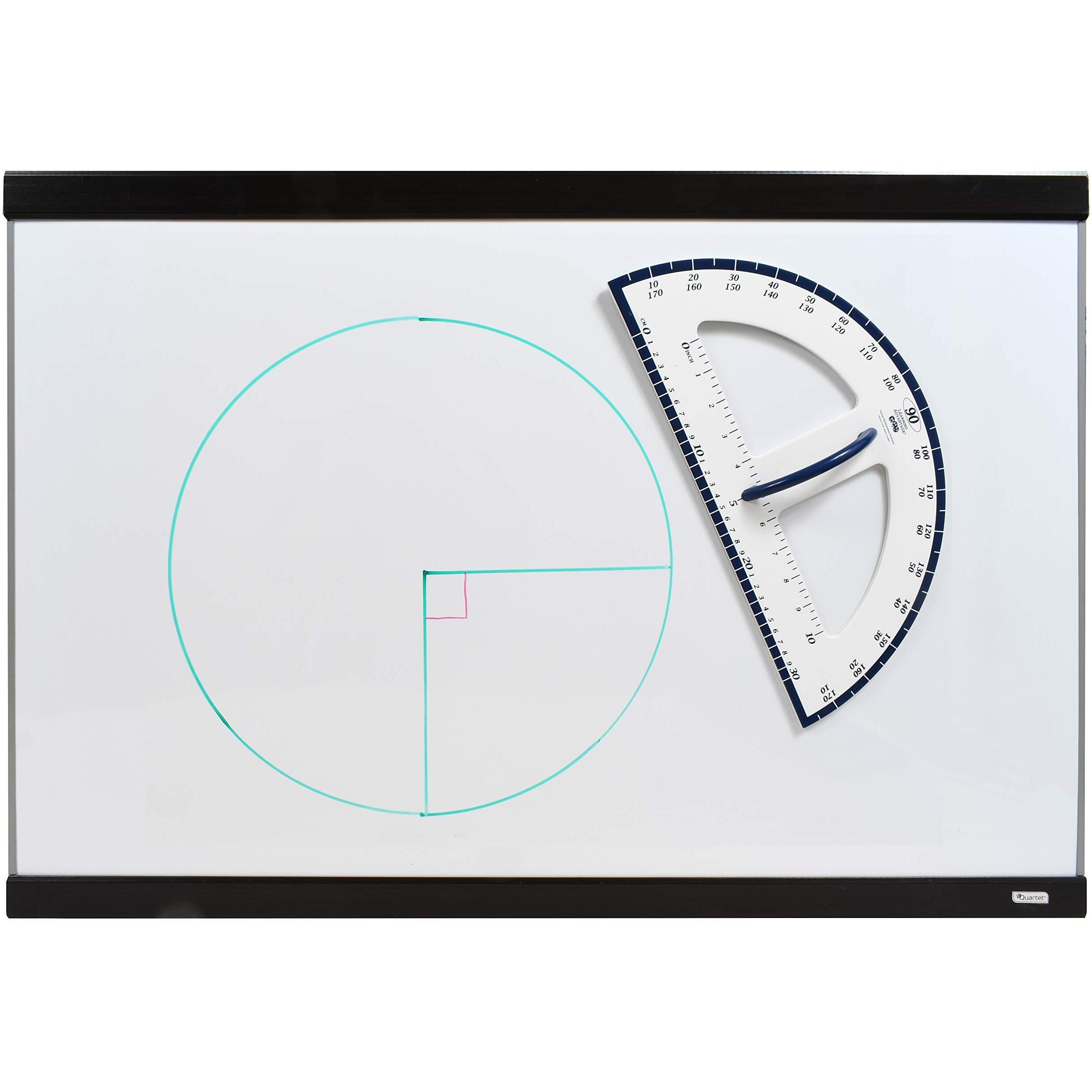 DRY ERASE MAGNETIC PROTRACTOR