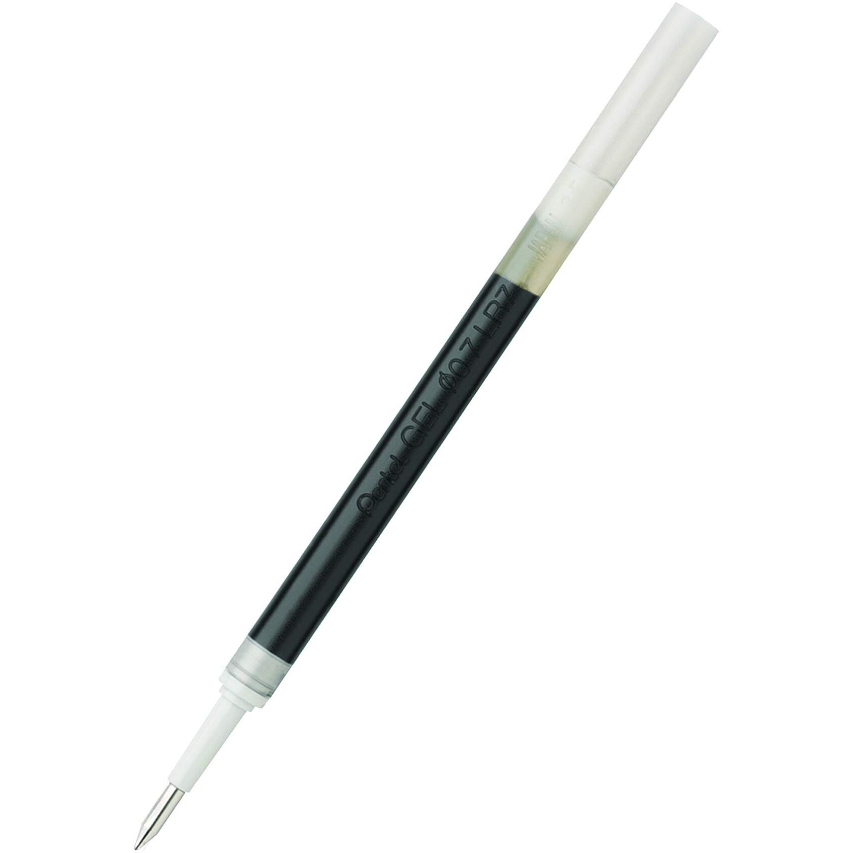 Pentel EnerGel .7mm Liquid Gel Pen Refill - 0.70 mm Point - Black Ink - Smudge Proof, Quick-drying Ink, Glob-free - 12 / Box