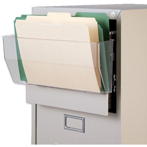 Deflecto Magnetic DocuPocket - 1 Compartment(s) - 6.4" Height x 15" Width x 3" Depth - Clear - Plastic - 1 Each