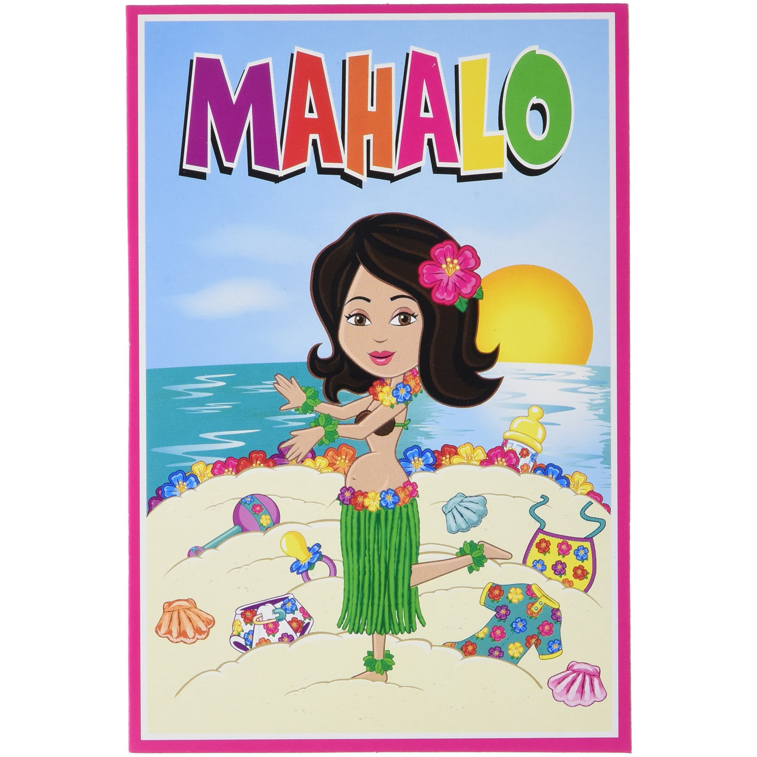 Hula Baby Thank You Notes