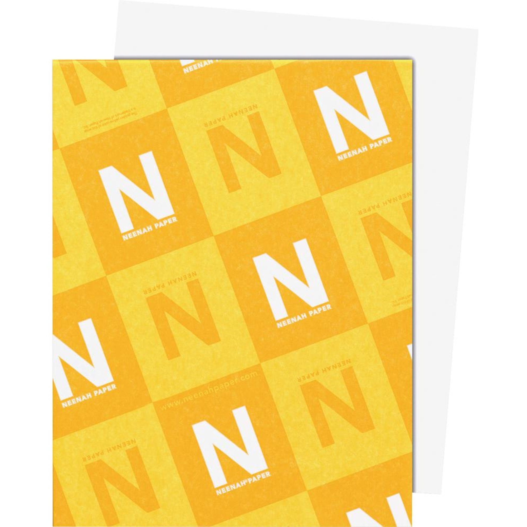 Neenah Capitol Bond Paper - White - 91 Brightness - Letter - 8 1/2" x 11" - 24 lb Basis Weight - Cockle - 500 / Ream - Watermarked