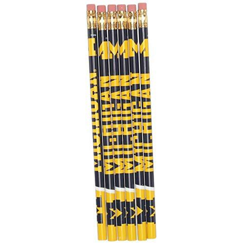 Michigan Wolverines Pencil 6 Pack