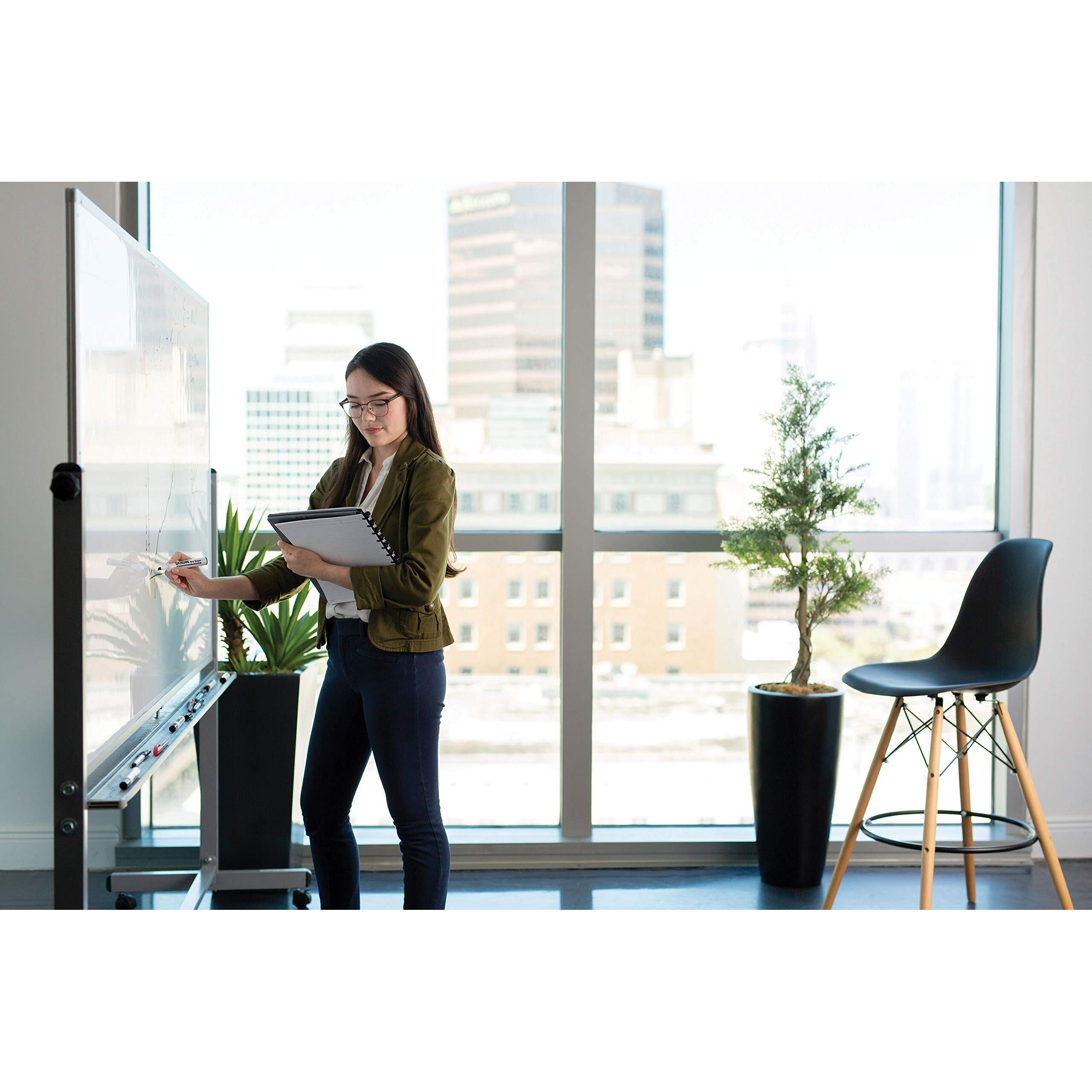 DRY ERASE MRKRS WEDGE TIP BLUE 12PK