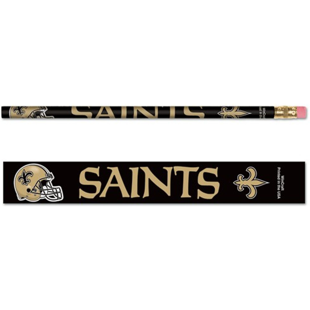 New Orleans Saints Pencil 6 Pack