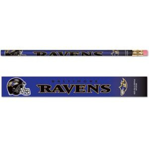 Baltimore Ravens Pencil 6 Pack