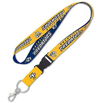 Nashville Predators Lanyard with Detachable Buckle