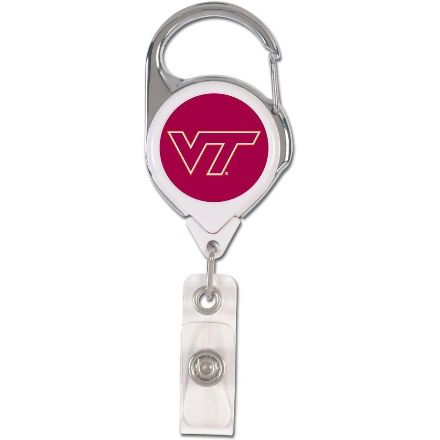 Virginia Tech Hokies Retractable Premium Badge Holder