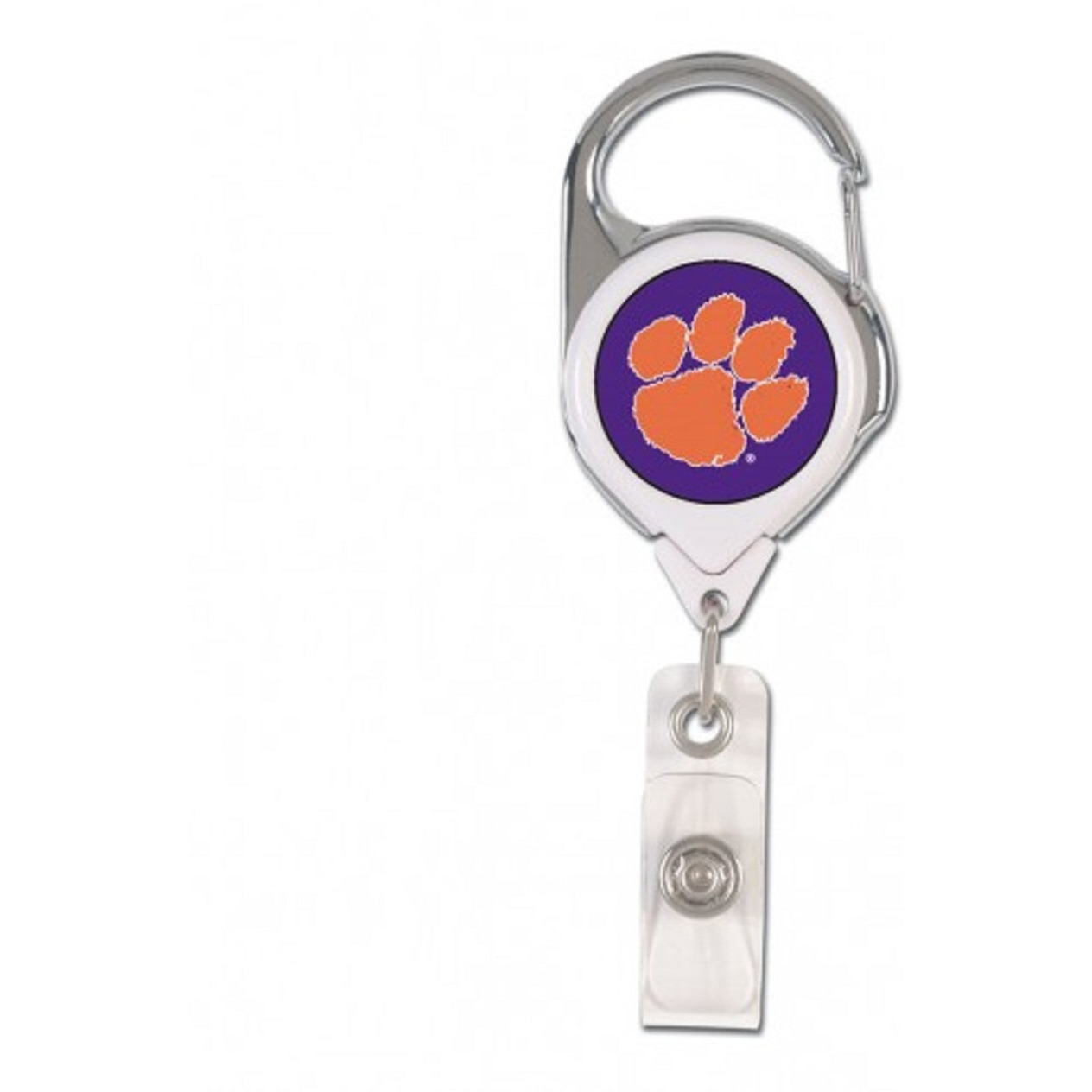 Clemson Tigers Retractable Premium Badge Holder