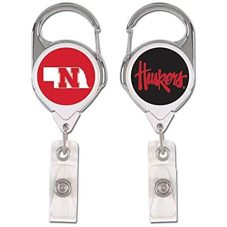 Nebraska Cornhuskers Retractable Premium Badge Holder
