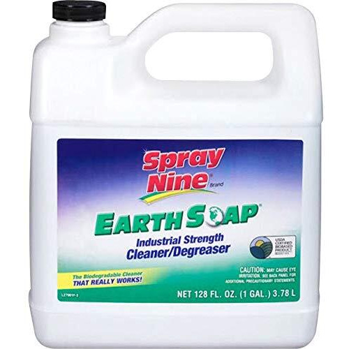 Spray Nine Earth Soap Cleaner/Degreaser - Concentrate Liquid - 128 fl oz (4 quart) - 1 Each - Clear