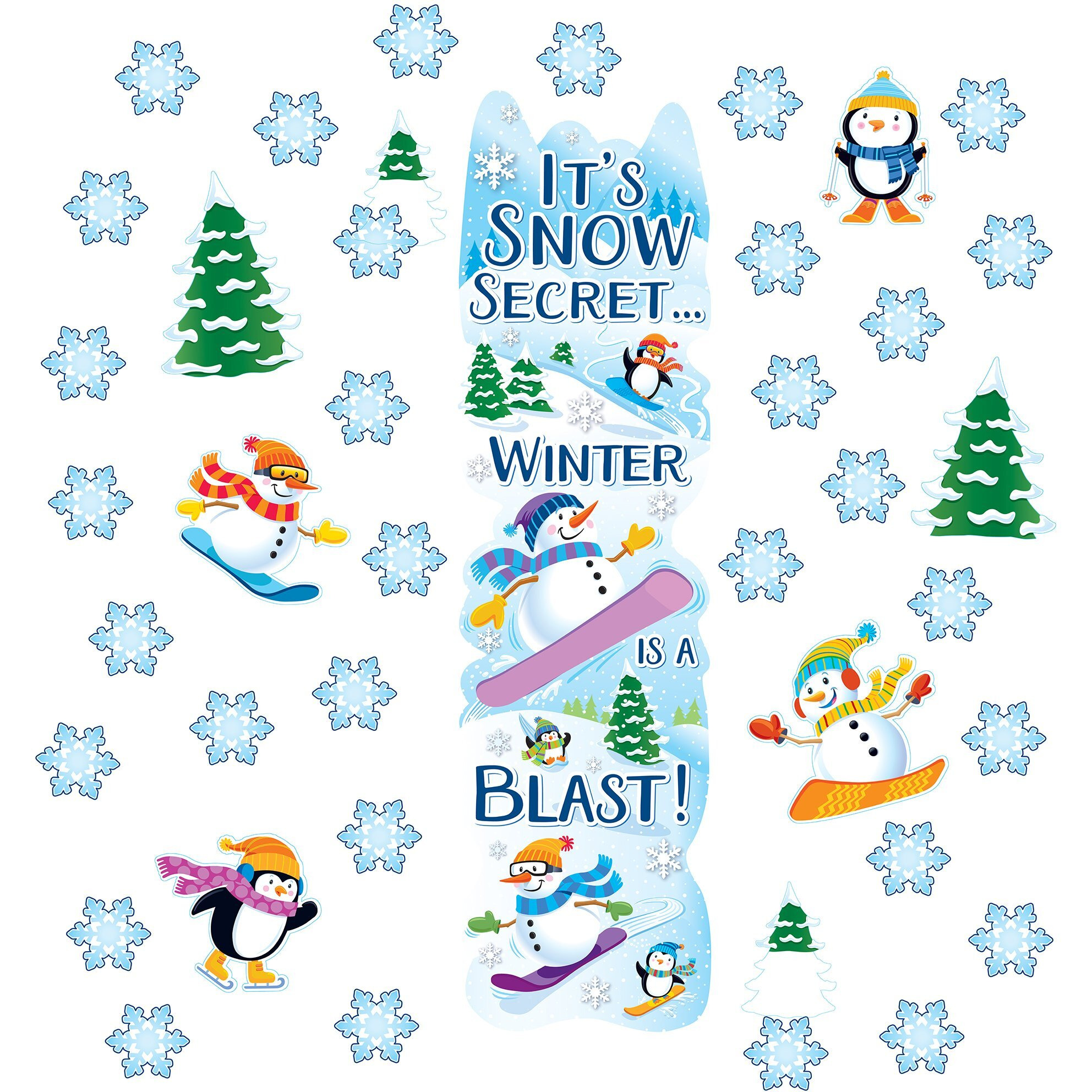 WINTER ALLINONE DOOR DECOR KITS