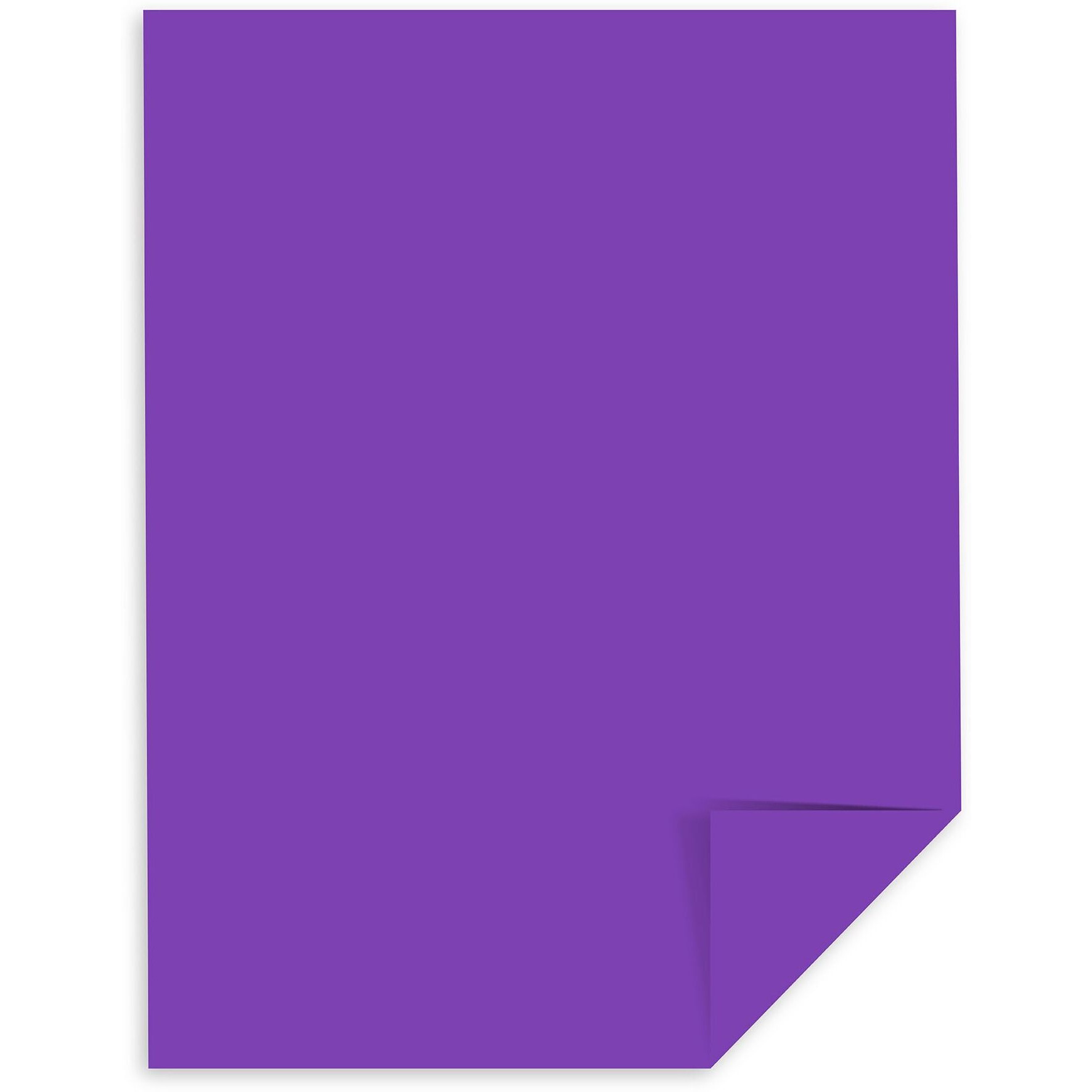 Astrobrights Color Paper - Grape - Letter - 8 1/2" x 11" - 24 lb Basis Weight - 500 / Ream - FSC - Acid-free, Lignin-free