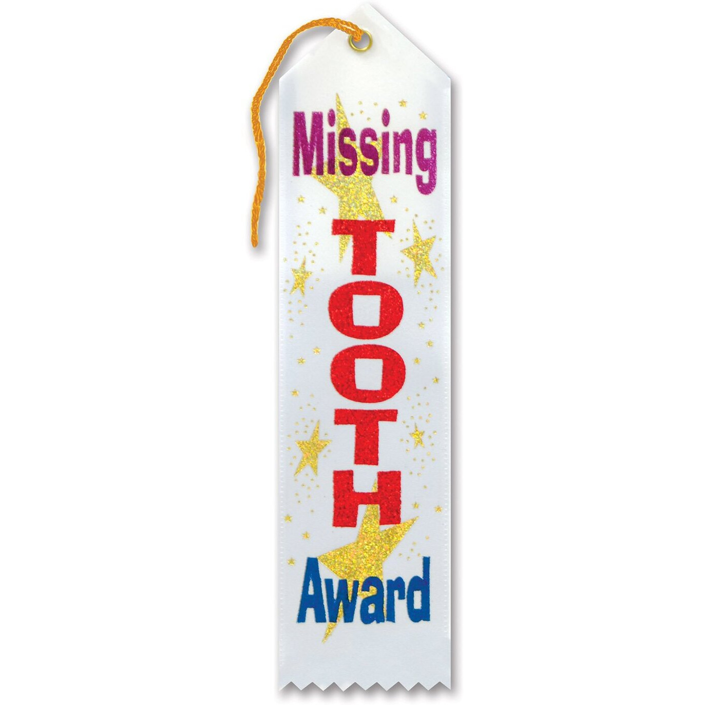 Missing Tooth Award Ribbon