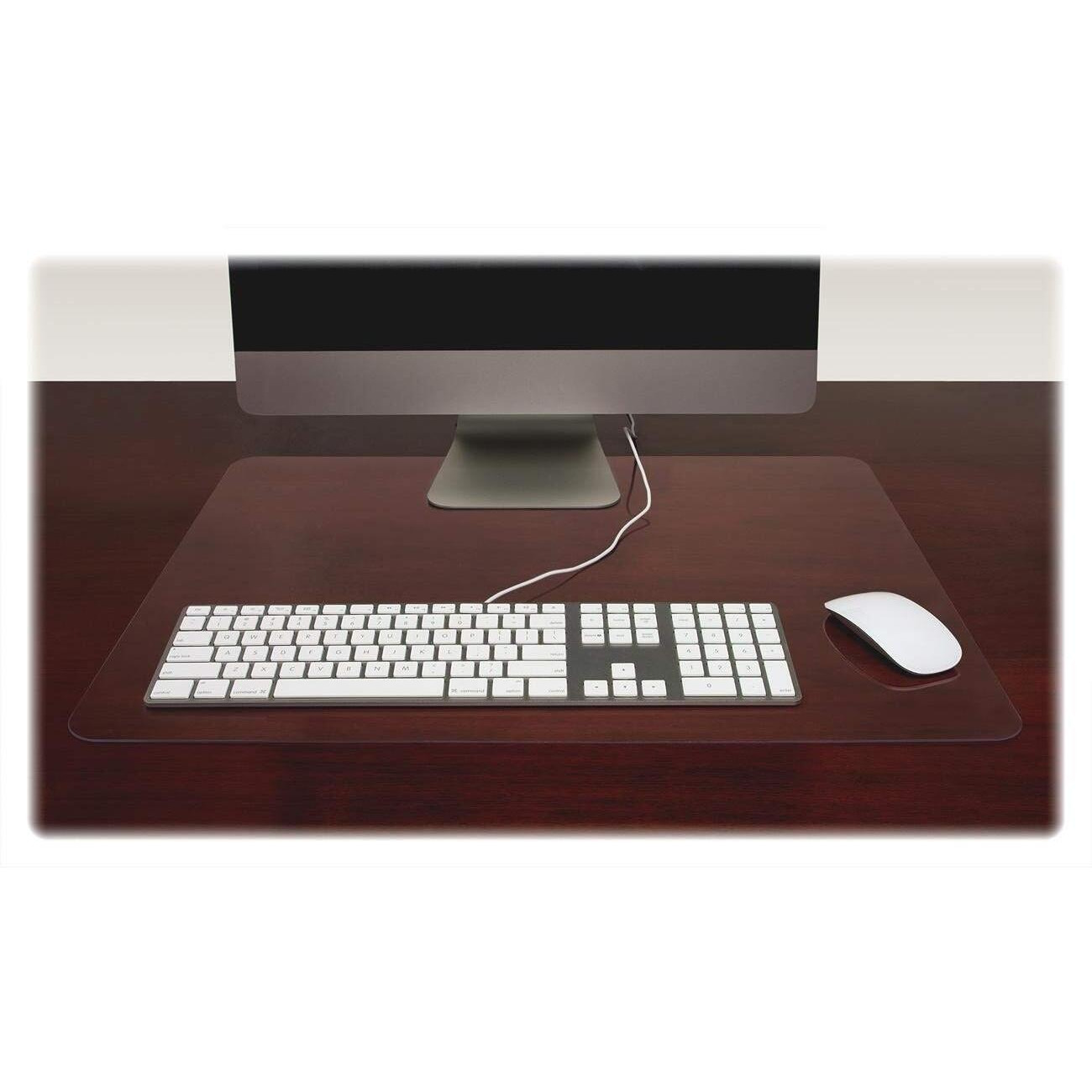 Lorell Rectangular Crystal-clear Desk Pads - Rectangle - 24" Width x 19" Depth - Polyvinyl Chloride (PVC) - Clear