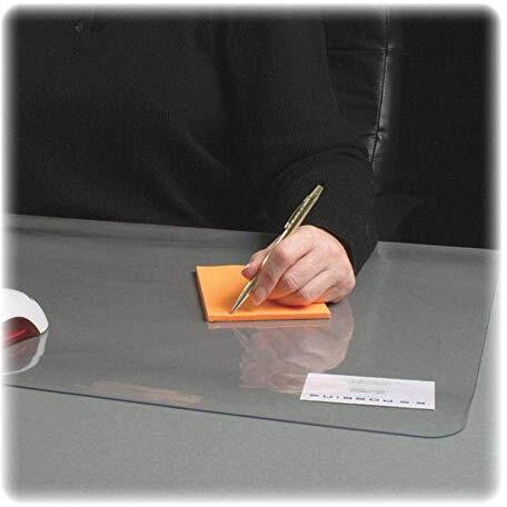 Lorell Rectangular Crystal-clear Desk Pads - Rectangle - 24" Width x 19" Depth - Polyvinyl Chloride (PVC) - Clear