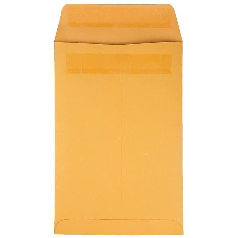 Quality Park 6 x 9 Catalog Mailing Envelopes with Redi-Seal® Self-Seal Closure - Catalog - 1 - 6" Width x 9" Length - 28 lb - Self-sealing - 100 / Box - Kraft