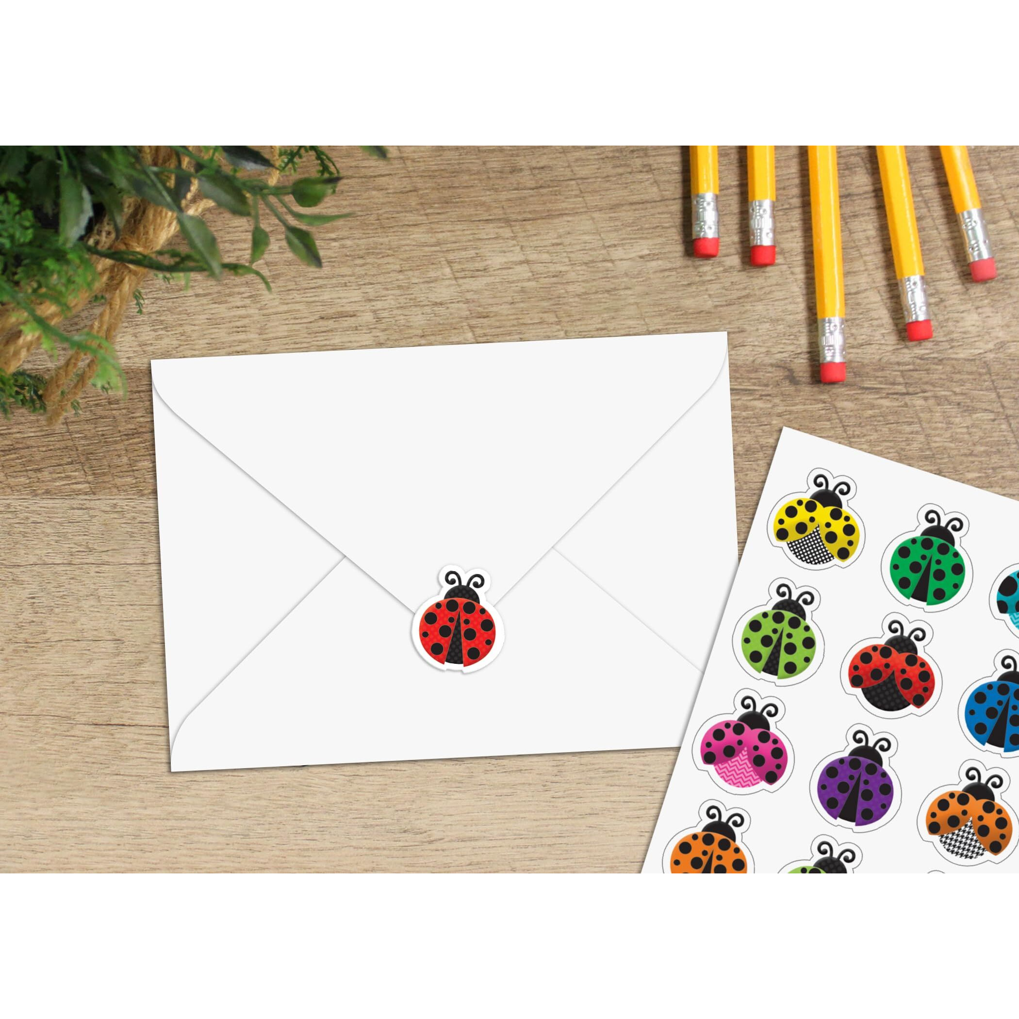 COLORFUL LADYBUGS STICKERS