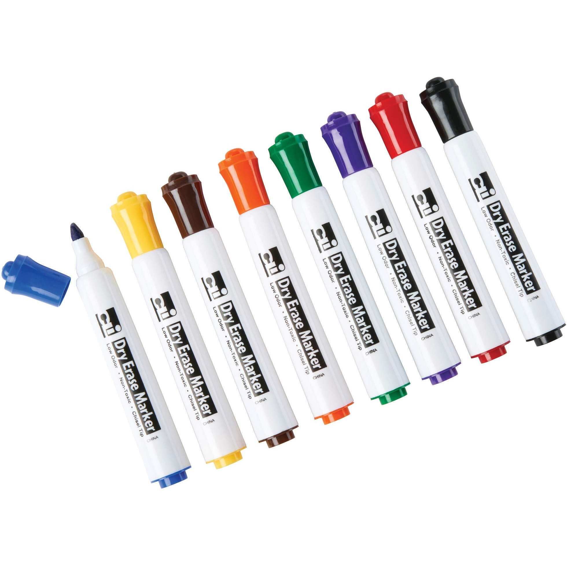 CHISEL TIP ASST BARREL STYLE 8 PK