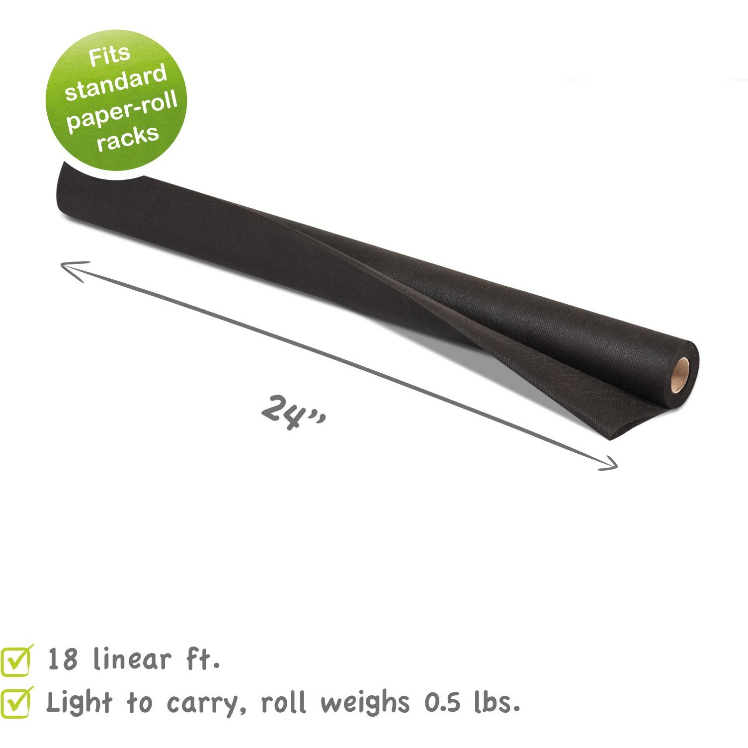 SMART FAB  BLACK 24IN X 18FT ROLL