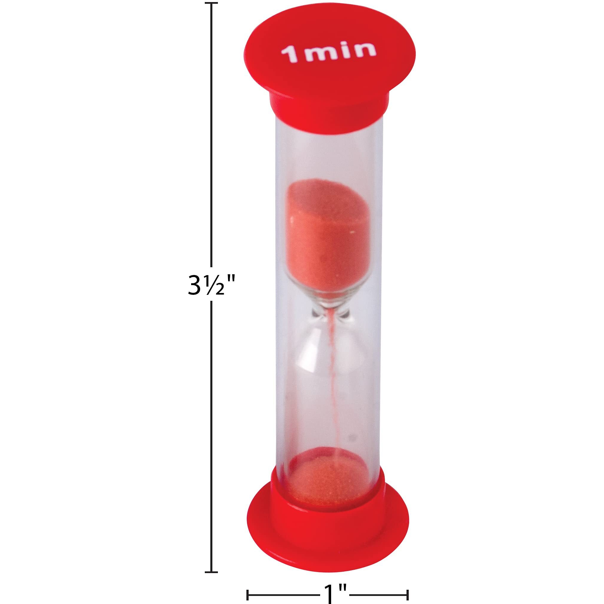 SMALL SAND TIMER 1 MINUTE 4PK