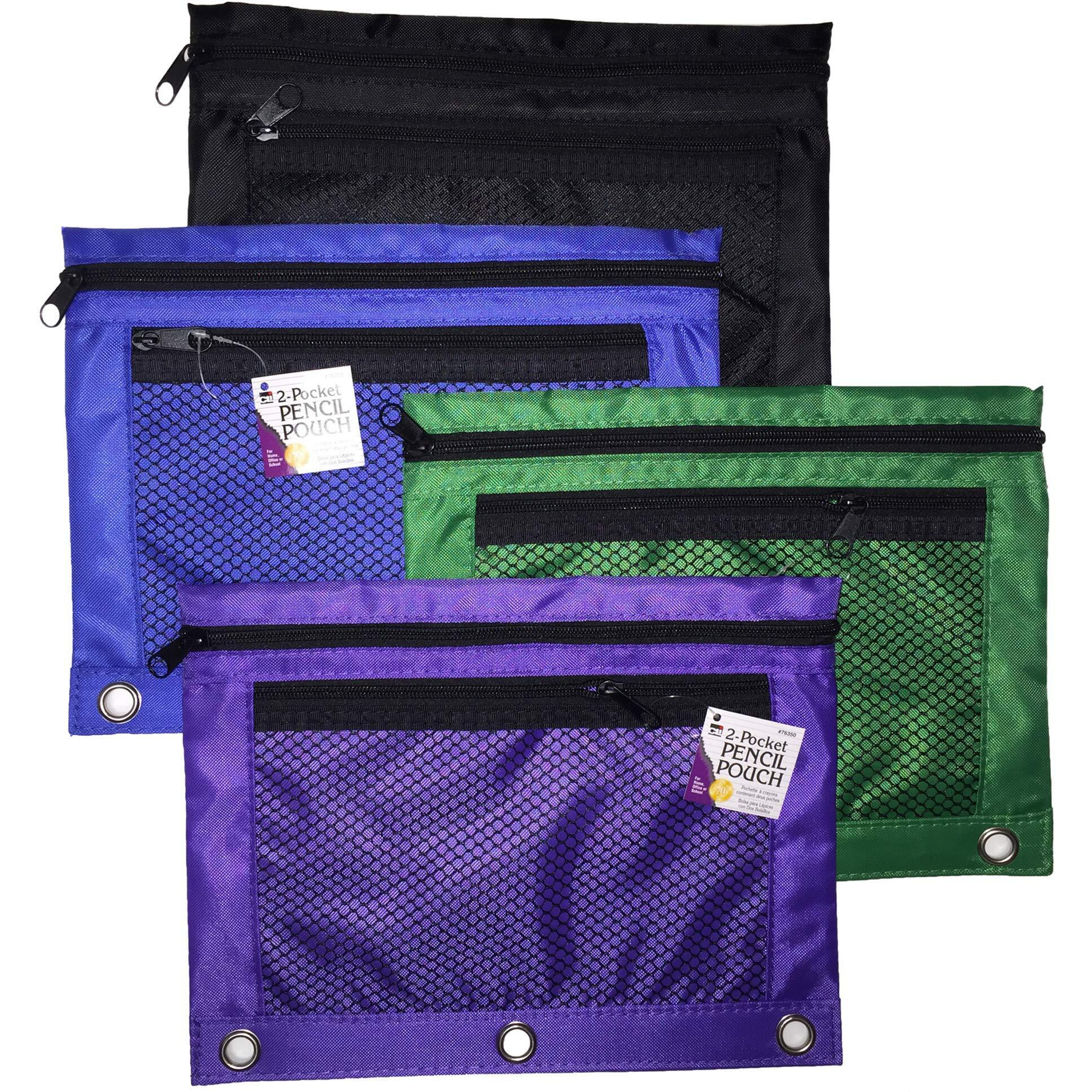 2 POCKET PENCIL POUCH