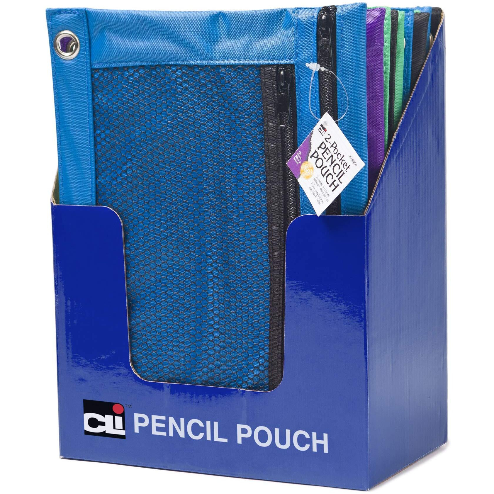 2 POCKET PENCIL POUCH
