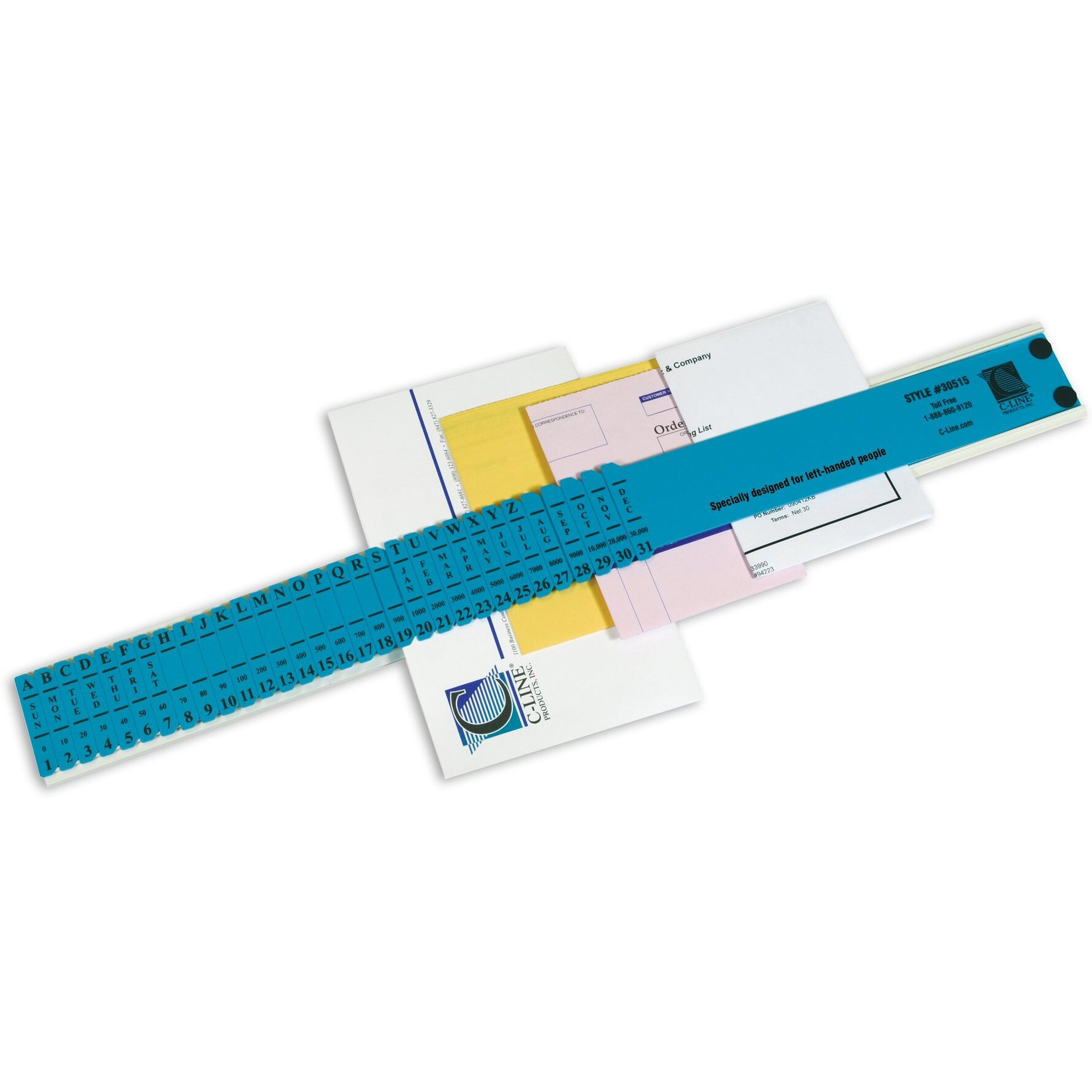 Left-Handed Document Sorter, All-Purpose, 2-1/2 x 23-1/2, 1/BX, 30515