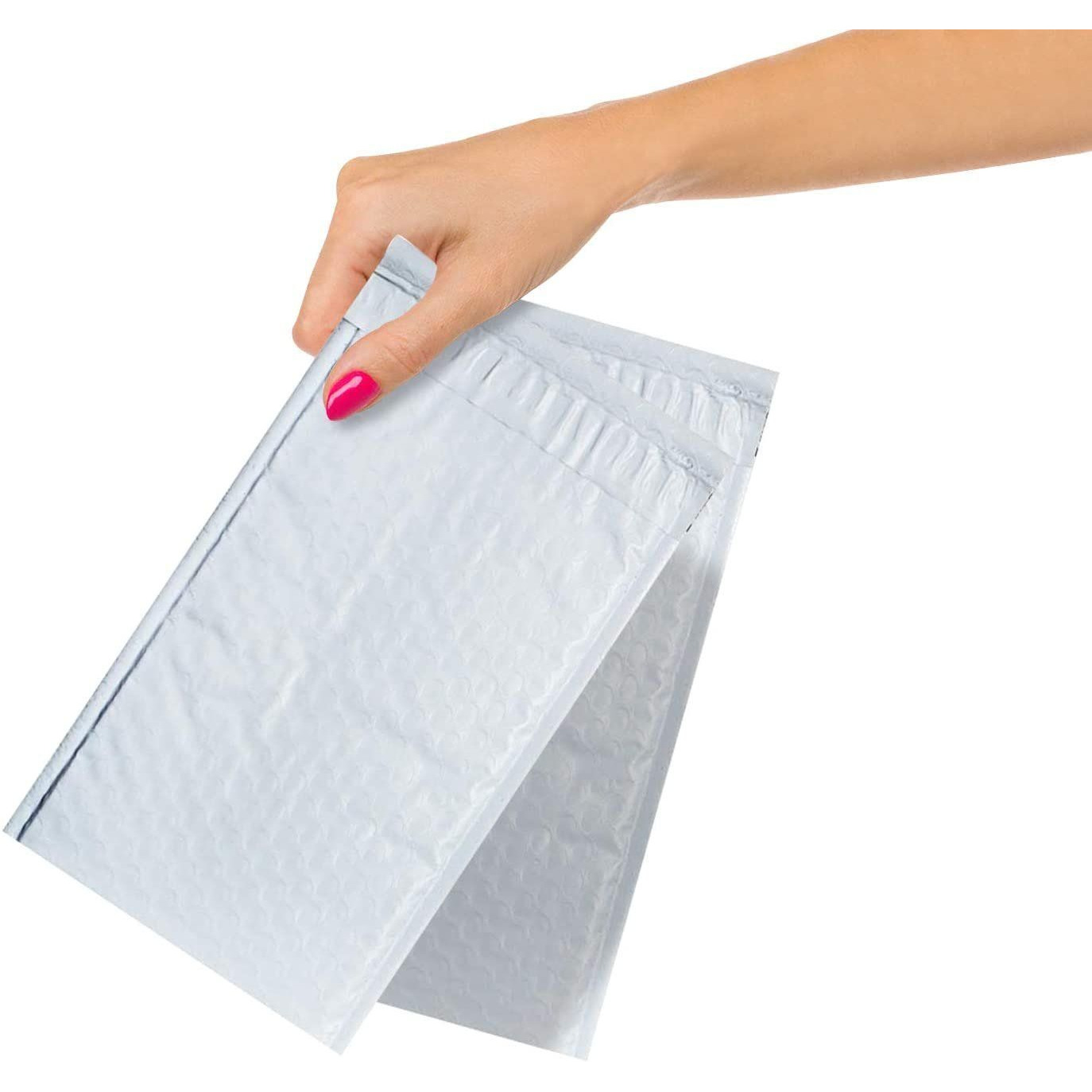 Poly Bubble Mailers 5 x 9 Pack of 25 White Padded Shipping Envelopes for Mailing Tear-Proof Bubble Mailer Padded Envelopes Waterproof Bubble Envelopes Bulk Self-Seal Padded Mailers(D0102H93g7A)