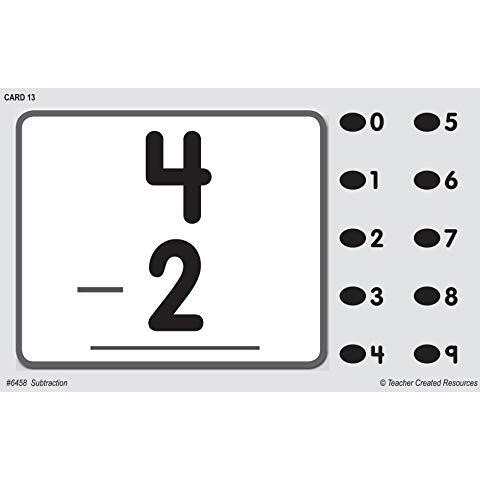 Teacher Created Resources Power Pen Learning Cards, Subtraction, Grades K to 2