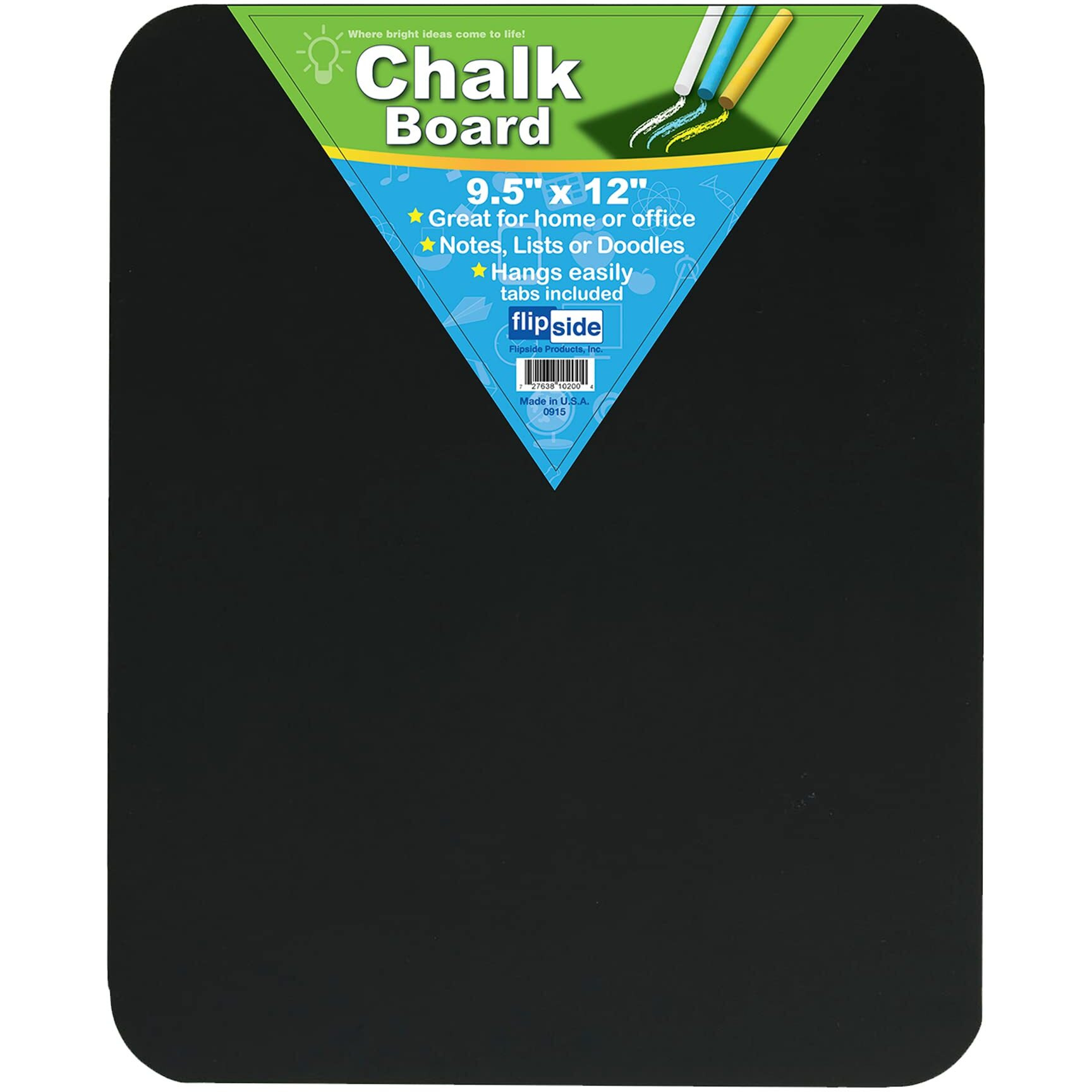 CHALK BOARD 9.5X12 BLACK