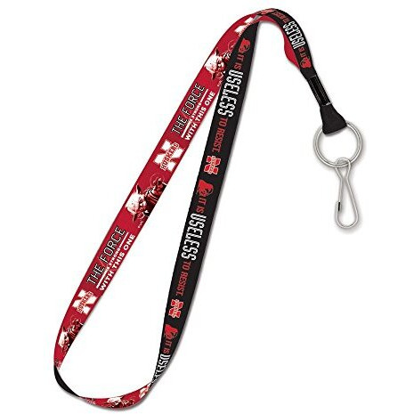 Nebraska Cornhuskers Lanyard - Star Wars - Yoda & Darth Vader