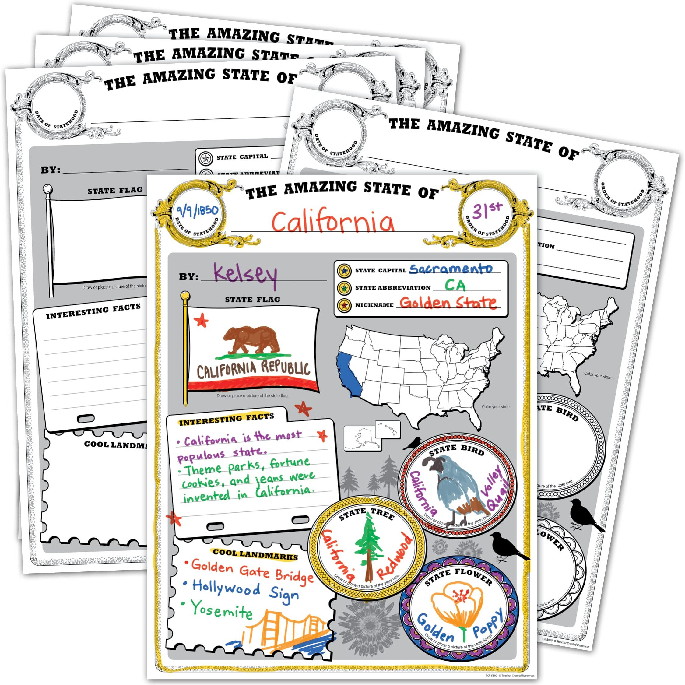 AMAZING STATE POSTER PACK