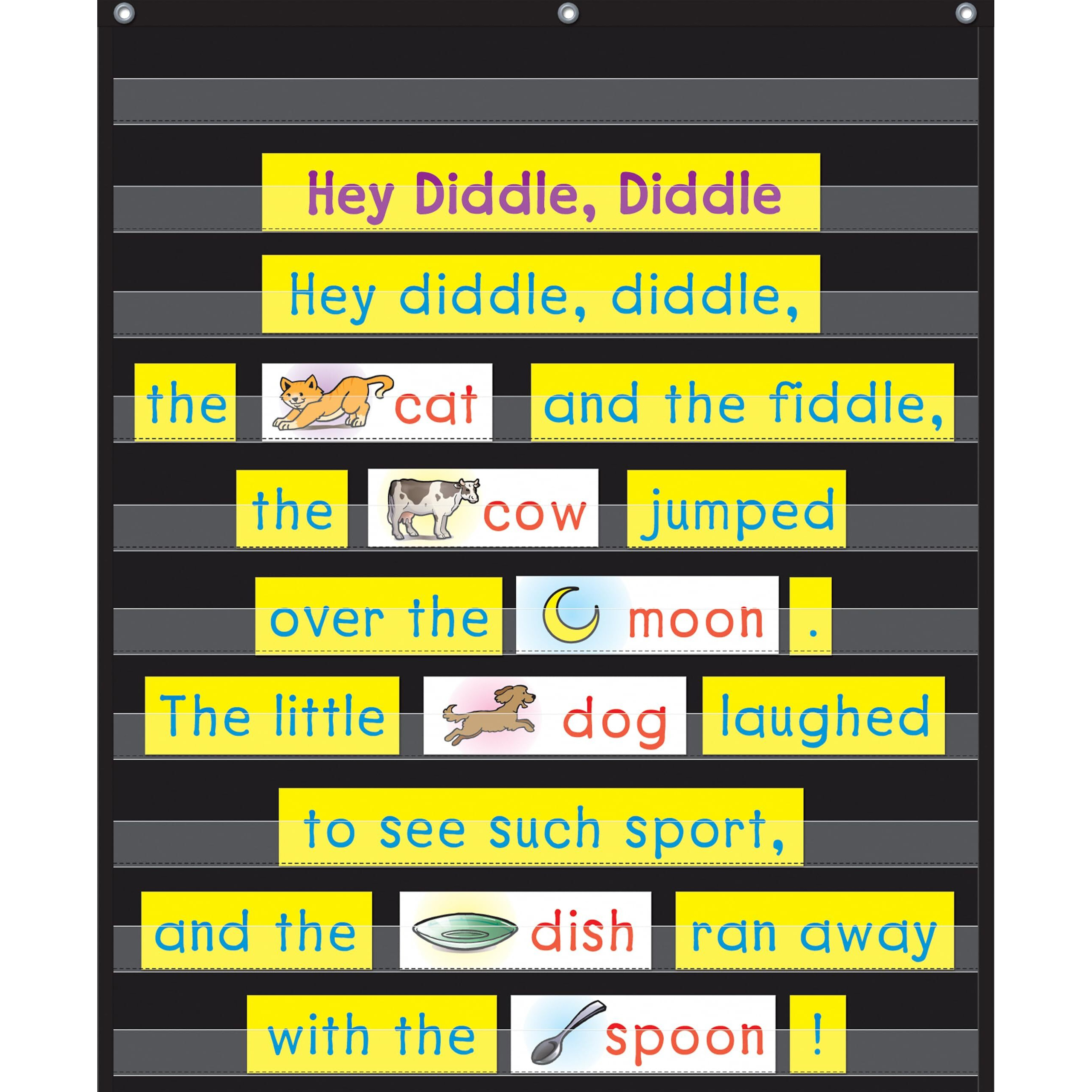 BLACK 10 POCKET CHART