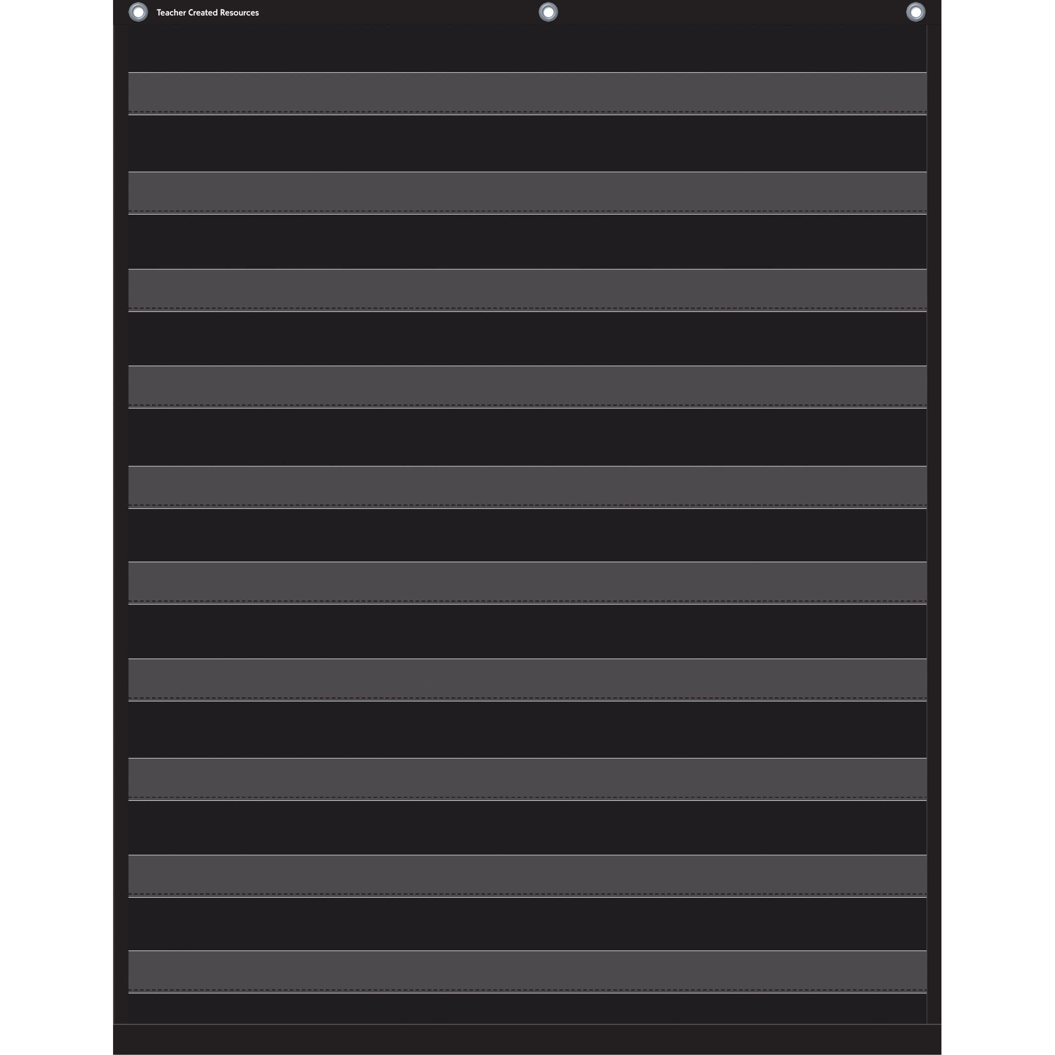 BLACK 10 POCKET CHART