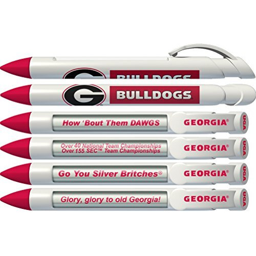 Georgia Bulldogs Braggin' Rights Rotating Message 6 Pen Set 20504