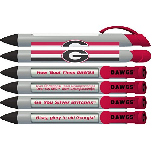 Georgia Bulldogs Braggin' Rights Rotating Message 6 Pen Set 20504