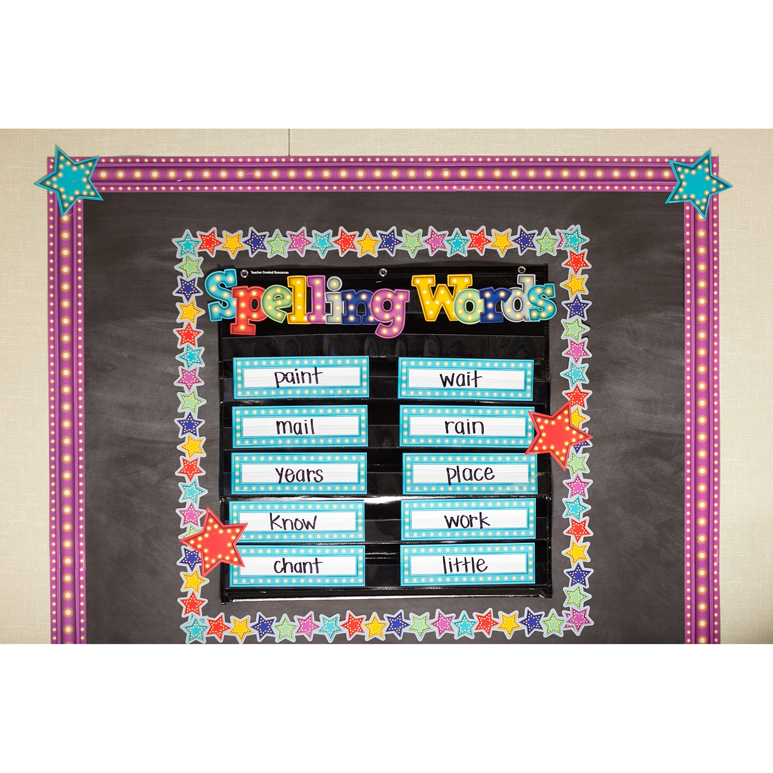 MARQUEE STARS DIE CUT BORDER TRIM