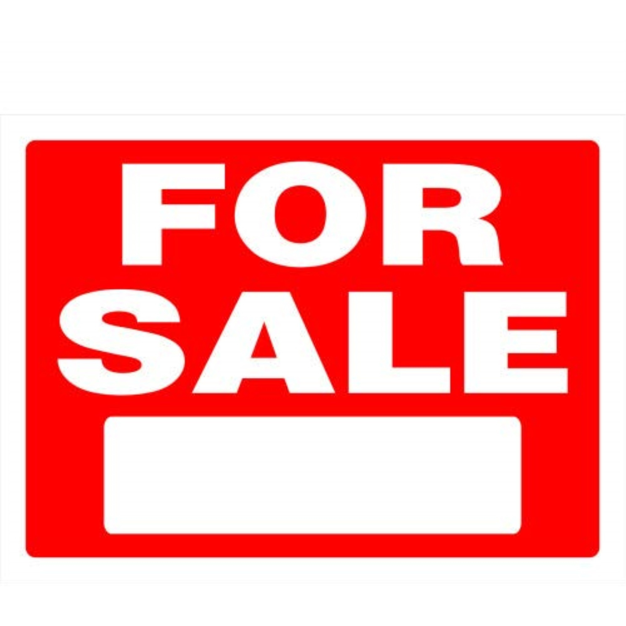 5028891 SIGN FOR SALE 18X24"" Hillman English Red For Sale Sign 18 in. H X 24 in. W (Pack of 6)