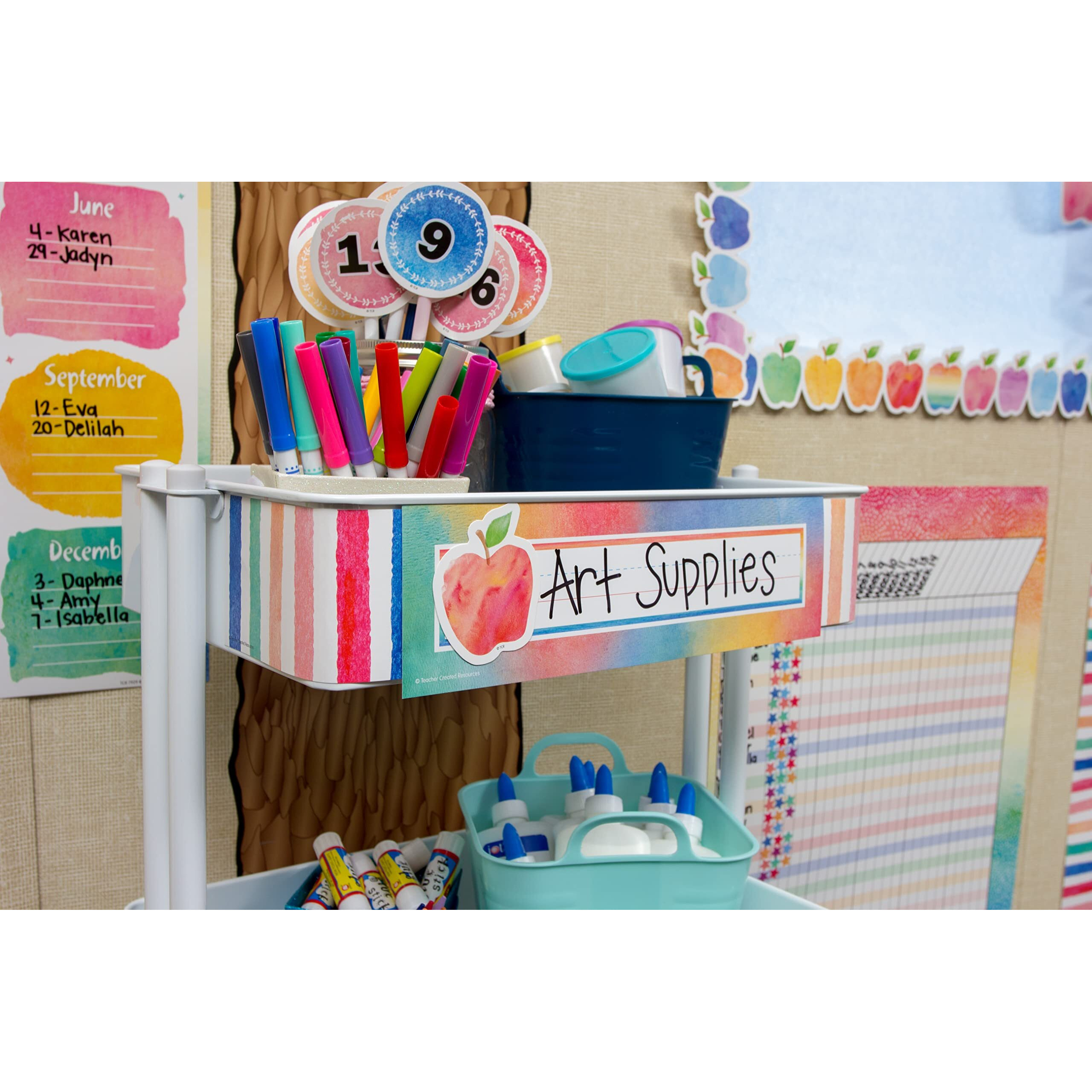 WATERCOLOR NAME PLATES