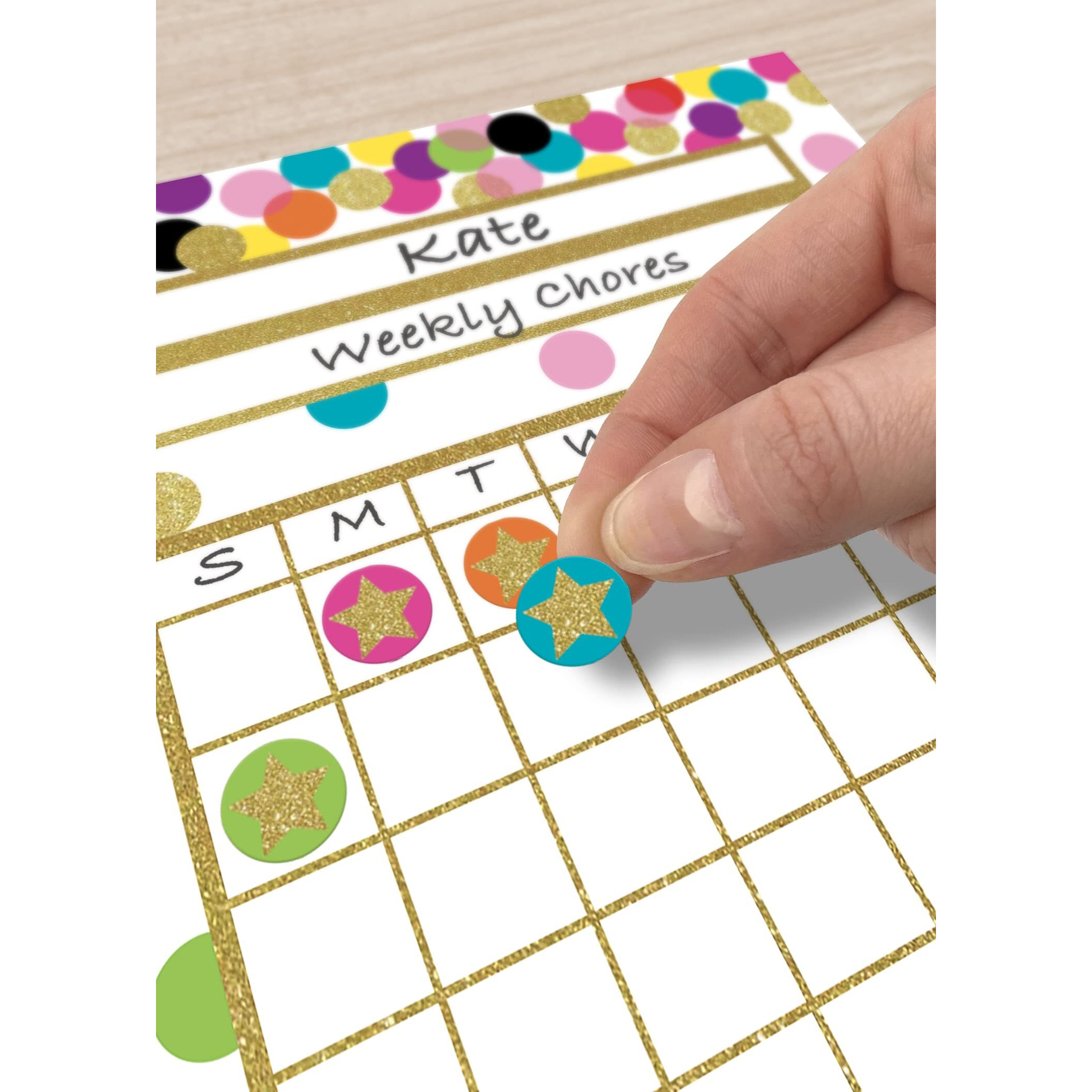 CONFETTI STARS MINI STICKERS