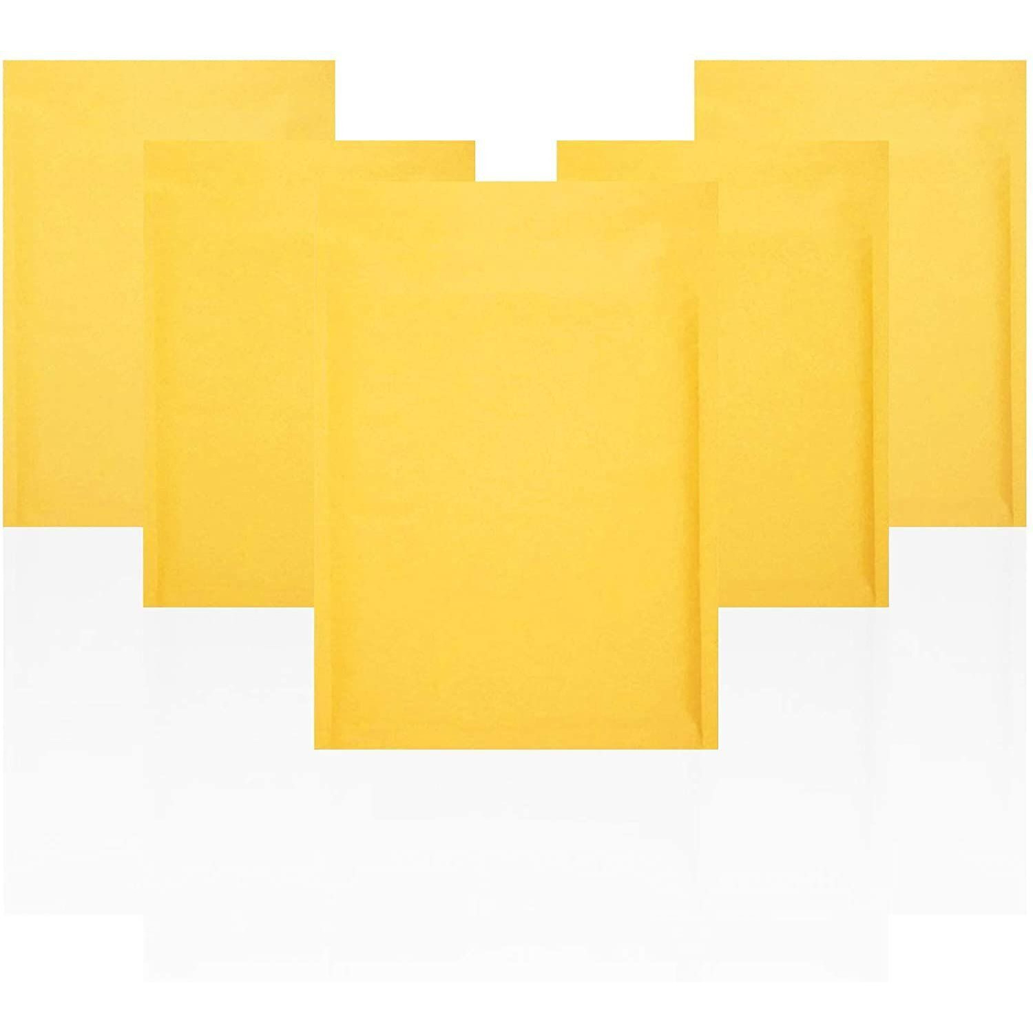 Pack of 20 Yellow Kraft Bubble Mailers 85 x 13 Paper cushion Padded Envelopes 8 12 x 13 Peel and Seal for Mailing Bags Shipping Packing and Packaging Supplies(D0102H9FP0A)