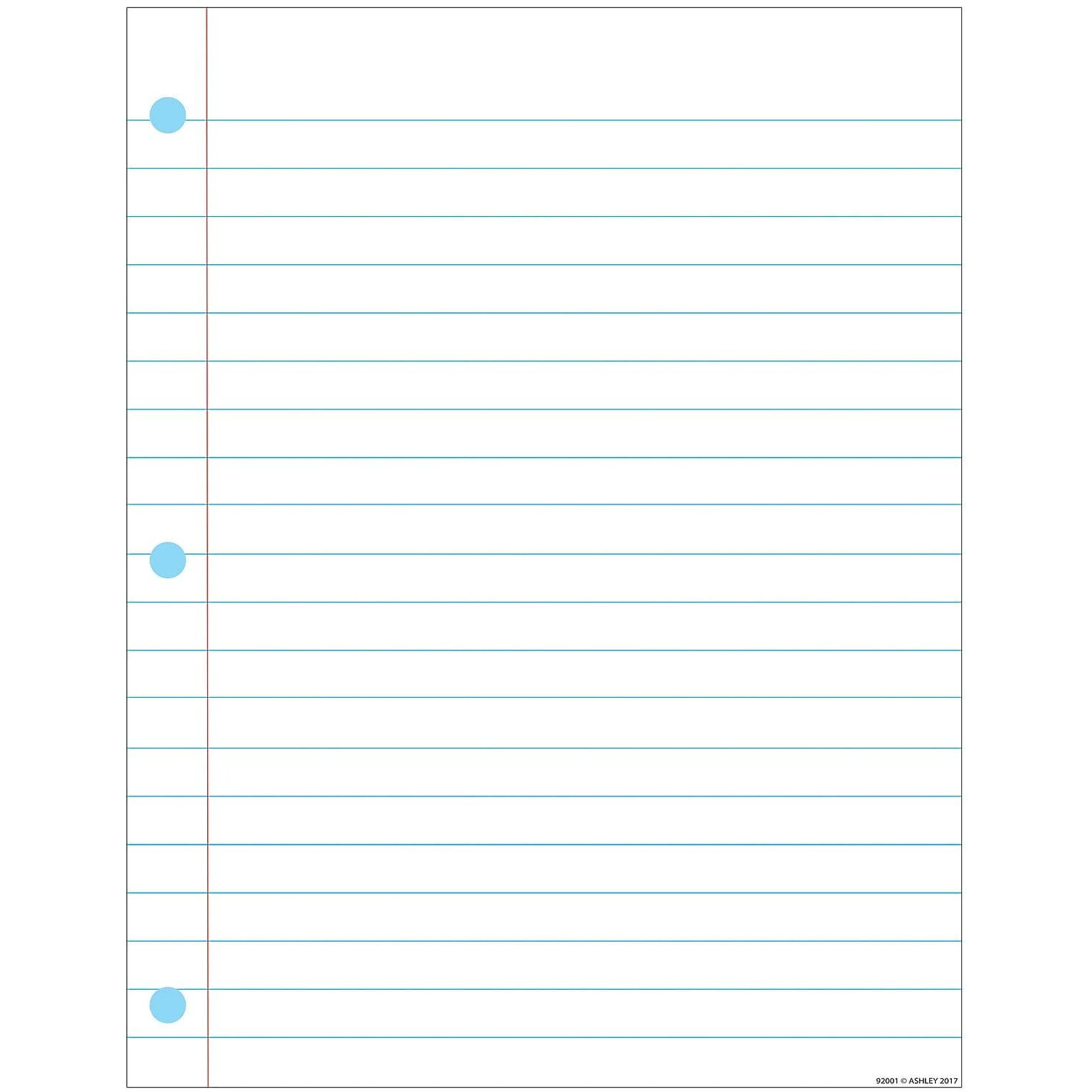 NOTEBOOK PAPER 17X22 CHART
