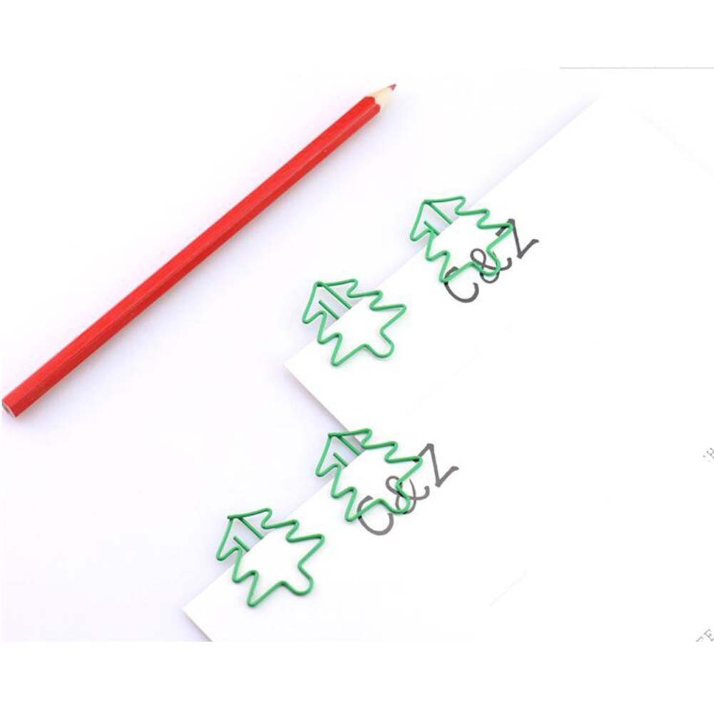 30 Pieces Paper Clips Tree Shapes Funny Office Desk Accessories Bookmarks